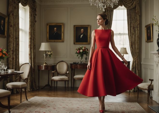 Jak idealnie dobrać rajstopy do czerwonej sukienki?