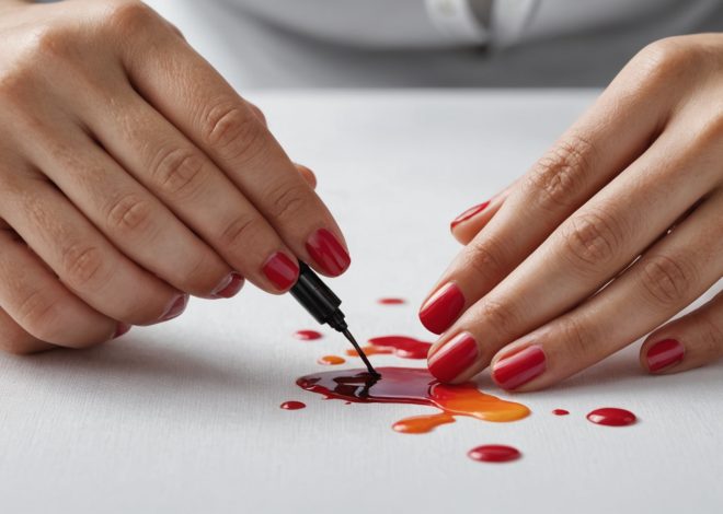 Jak profesjonalnie zmyć lakier do paznokci z ubrania?